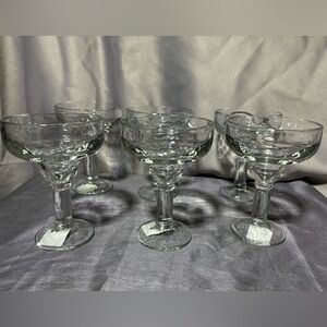 6 Made In Mexico Margarita Glasses, 13.5-ounce.Heavy